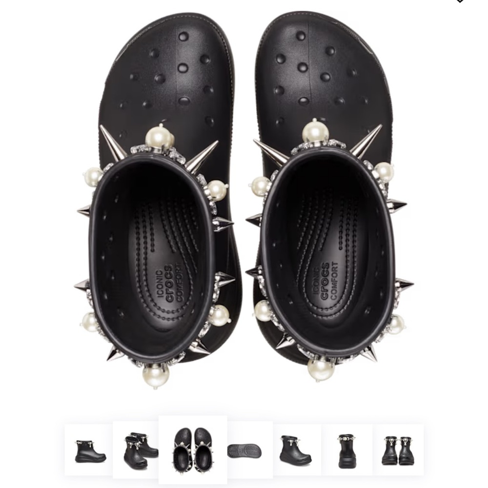 Simone Rocha x Crocs boots size W11/M9